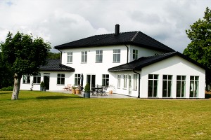 Fasad o Kakel villa i Förslöv